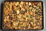 Roasted Veggie Chili on a Sheet Pan